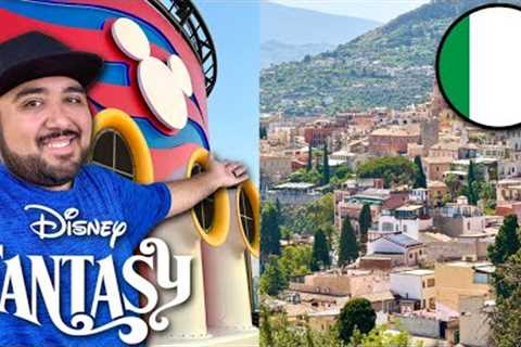 Exploring Sicily & Taormina, Italy! Disney Fantasy 7-Night Greek Isles Cruise! Disney Cruise..