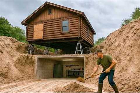 This man is building a secret underground bunker that even the police will never find!