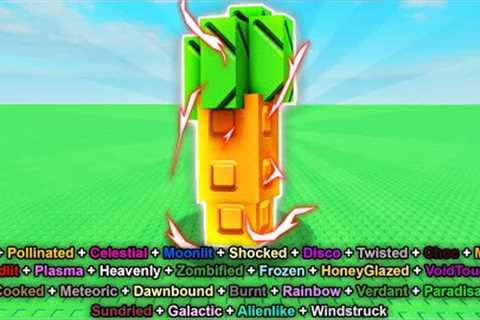 I Grew EVERY MUTATION On CARROT In Roblox Grow A Garden...