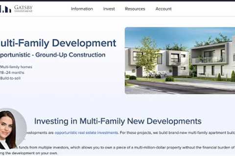 Multi-Family Development - Investment Tutorial