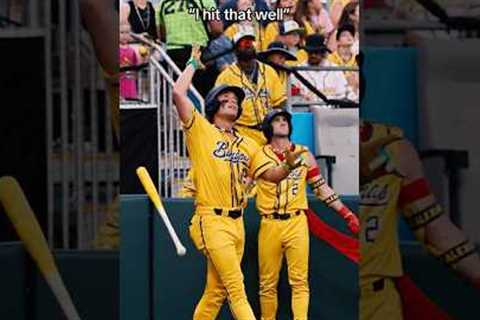 I was Mic’d Up for this Home Run… idk why this is what came to mind 😂 #baseball