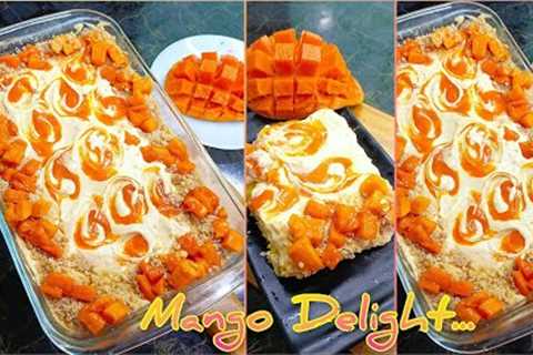 Mango delight recipe | mango delight | mango dessert | mango dessert recipe | mango recipe |