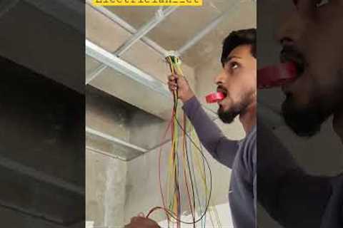 ▶️electrician house wiring #electrician #trending #house #electrical #wiring #work @electrician__et