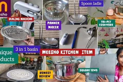 🟣Meesho Most Unique Kitchen Product🪴Honest Review After Use💯🟥Square Iron Tawa 🛑Unique Cookware ..