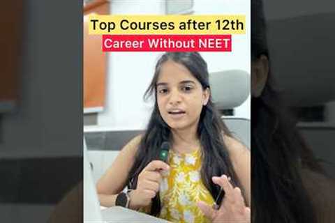 Top 5 High paying courses after 12th without NEET #PCB #class12 #career #cuet