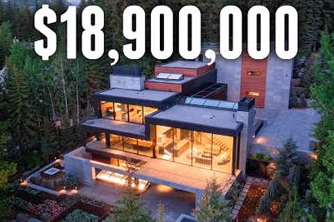 INSIDE a $18,900,000 Customized Colorado SMART HOME | Modern Mansion Tour