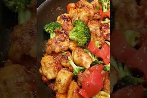 Healthy Chicken and Broccoli Dinner recipe. #chicken #broccoli #dinner