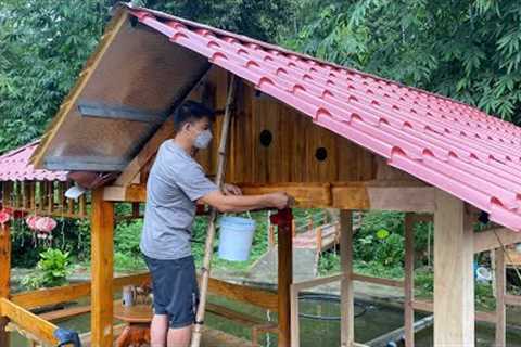 Coloring a happy life in the mountains: Enjoy fresh coconut together, DAU beautifies the new room