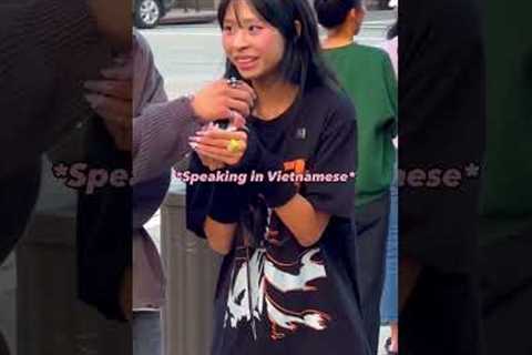 WHAT DID SHE SAY IN VIETNAMESE #shorts