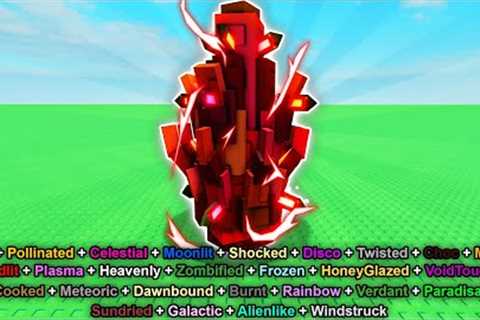 I Grew EVERY MUTATION On CURSED FRUIT In Roblox Grow A Garden...