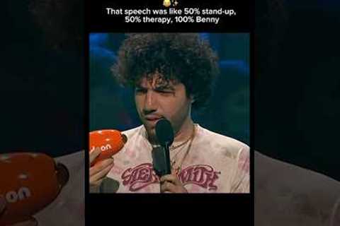 👀 He gave the BEST speech… just missing one thing: Selena 💔 #bennyblanco #selenagomez #music
