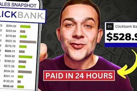 Make Your First Affiliate Sale in 24 Hours with Clickbank (Step By Step Tutorial)