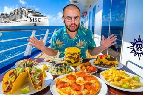 I went on a budget MSC Cruise by myself just for the food