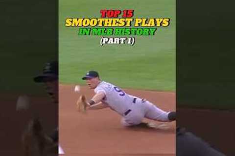 Top 15 Smoothest Plays in the MLB - Part 1  #mlb #baseball