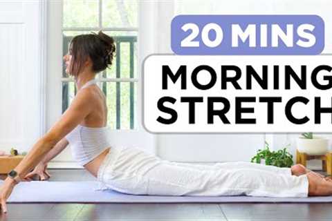 20 Min Easy Morning Yoga Stretches for Sore Muscles &amp; Tension Relief