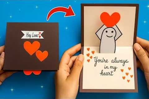 Pop Up DIY Love Card Making For Boyfriend Special Card Handmade Birthday Card Gift Ideas Simple ✨