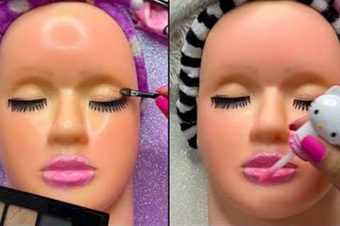 ASMR Satisfying with Unboxing &amp; Review Mannequin beautiful Makeup Skincare Sounds Video Fast No ..