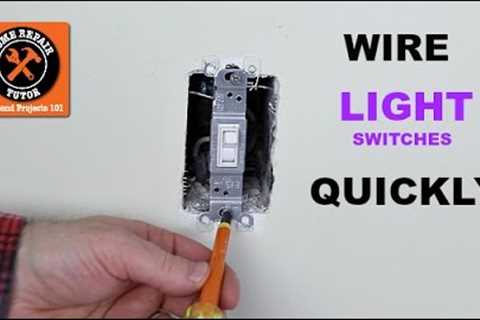 How to Wire a Light Switch (5 Smart Tips You Should Know)  -- by Home Repair Tutor