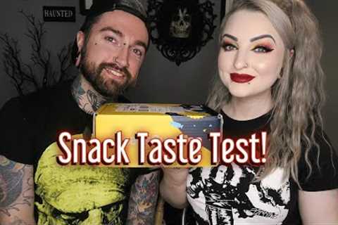 Monthly Snack Subscription Box Unboxing & Taste Test With My Boyfriend!