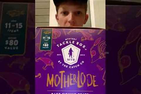 Is the Motherlode Mystery Tackle Box Worth it???? #fishing #mysterytacklebox #unboxing