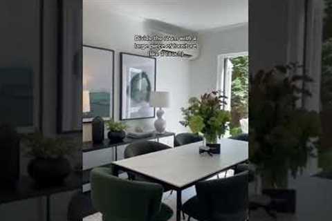 How to style a combined living/dining room