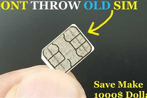 Don't Throw Your Old Sim Card Get Free Internet Wifi