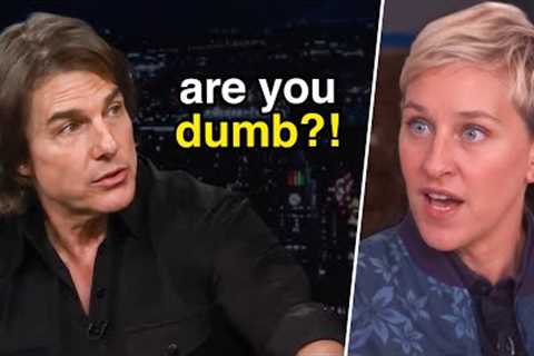 10 Times Tom Cruise OUTSMARTED Rude Interviewers..