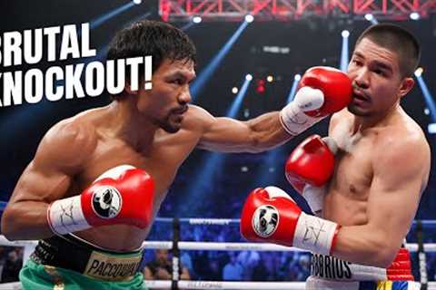 Pacquiao vs Barrios FULL FIGHT Highlights 2025 | Brutal Knockout &amp; Shocking Ending!