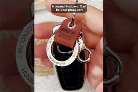 Dad’s keychain, a little reminder that he’s truly legendary #gifts #giftideas #sportdad #fathersday