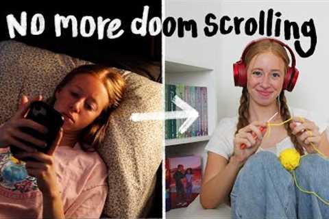 I tried 7 *cozy* hobbies for 7 days... *to stop doom scrolling*
