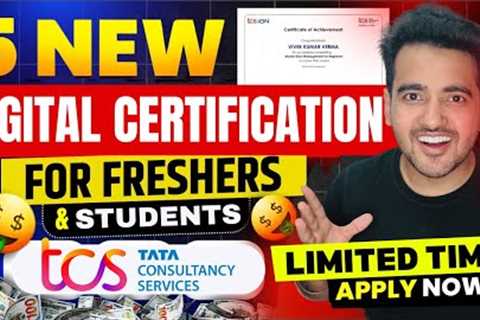 TCS Launched Free Digital Certification Courses (2025) ➤  5 Free Course for Students by TATA