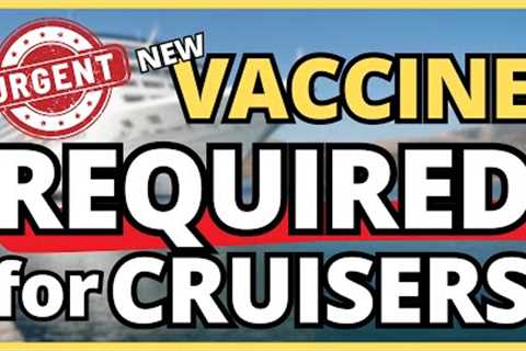URGENT: NEW VACCINE REQUIRED FOR TRAVEL TO POPULAR CRUISE PORT