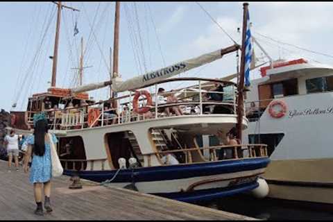 Back to the Island Hopping Boat @ Santorini Greece