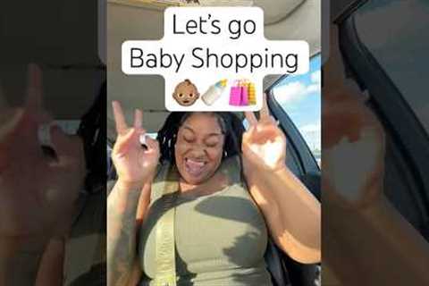 Let’s go baby shopping 🛍️👶🏽🍼 #vlog #pregnancy #momtobe #shoppingvlog #wife