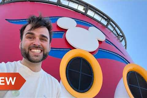 Disney Cruise Line Vlog | Part 1 | Travel Day and Embarkation | Disney Dream | 2025 | Adam Hattan