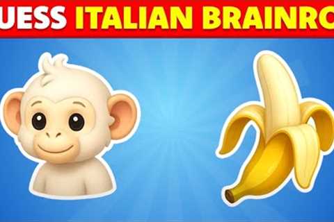 Guess ITALIAN and INDONESIAN Brainrot Animals by Emojis | U Din Din Dun, Bombardino Crocodilo