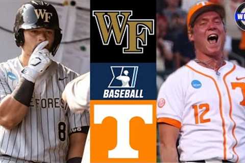Wake Forest vs #14 Tennessee | Winner To Super Regionals | 2025 College Baseball Highlights