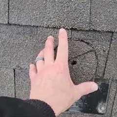 Roof leak due to bad roof install and nail placement / How to find a roof leak