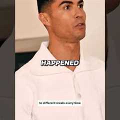 A police officer scared Cristiano Junior Ronaldo’s reaction shocked everyone #shorts #ronaldo #viral