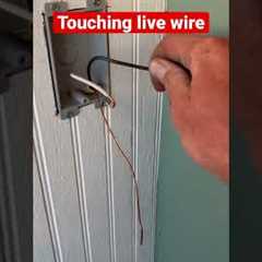 Safely Touching a live wire. #offgrid