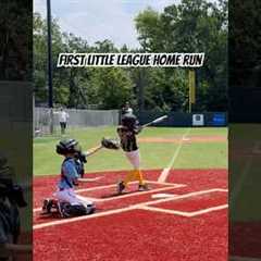First little league home run #basebroz #baseballszn #baseball #baseballlove #homerun #giannimolfese