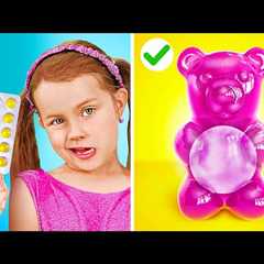 Emergency Hacks for Stressed Parents! Good Doctor vs Bad Doctor || Cool Parenting Hacks Situations