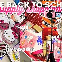 BACK TO SCHOOL SUPPLY SHOPPING '25 // sophmore year, target, haul | TijuanaNicole