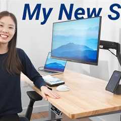 DESK MAKEOVER | My New Desk Setup in LA!