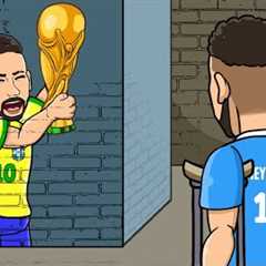 The Fall of a Genius: Neymar and the Shattered Dream | Golden Goal Football Animation