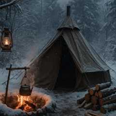 Survival Challenge: Building a Forest Shelter, Mastering Survival Skills & Camping in the Wild