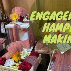 Engagement hamper making vlog ||engagement arrangements ||hamper making||nidas_world