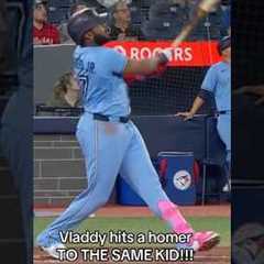 Kid Drops Home Run Ball, So Vladdy Hits Him Another! ⚾️