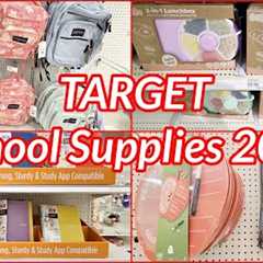 TARGET SCHOOL SUPPLIES 2025 SHOP WITH ME SNEAK PEEK BACK TO SCHOOL SHOPPING