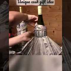 Cash gift idea for bride and groom 💵🎁 #diy #creative #diyideas #giftideas #wedding #art #gifts